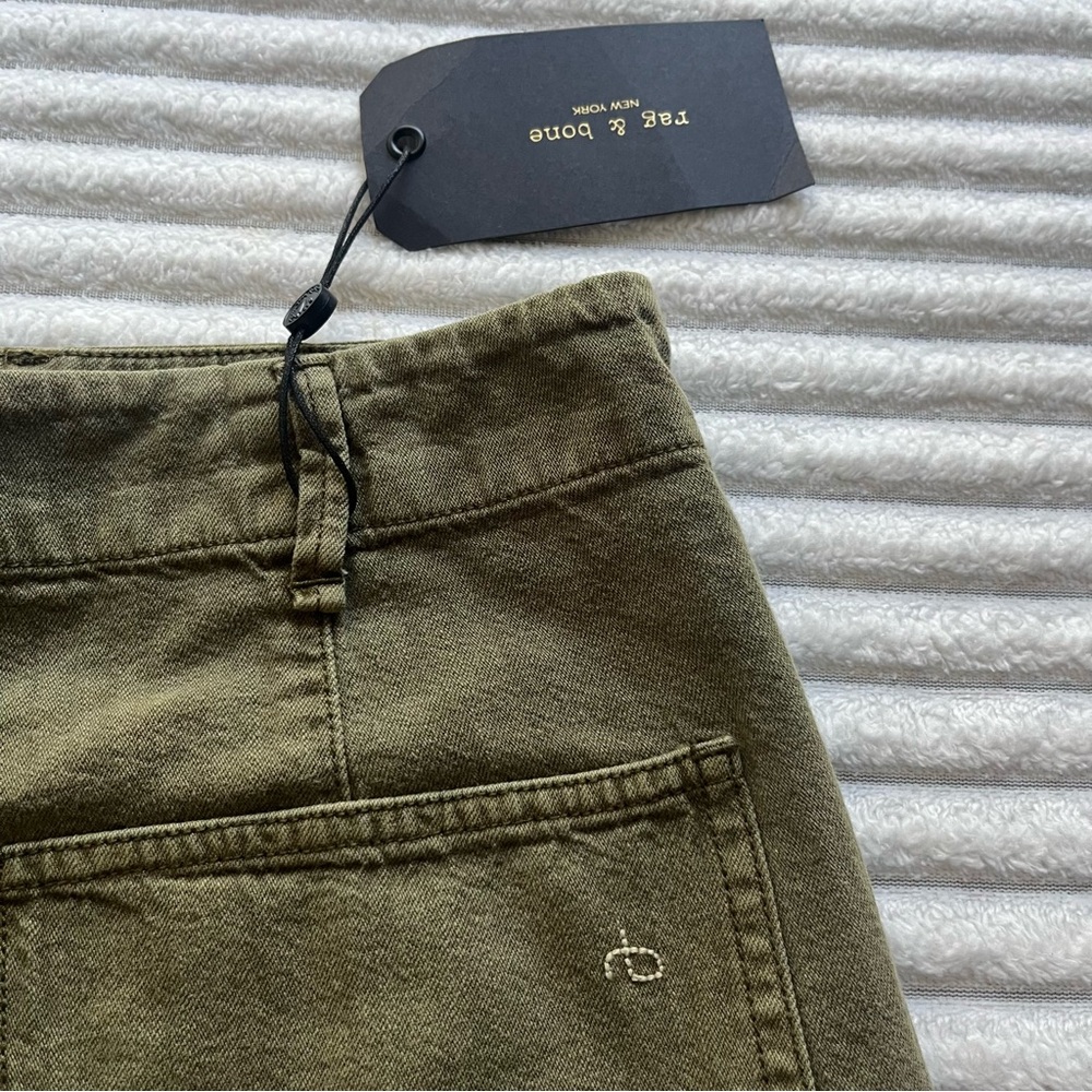 Rag & Bone Green Military Shorts - Picture 11 of 11